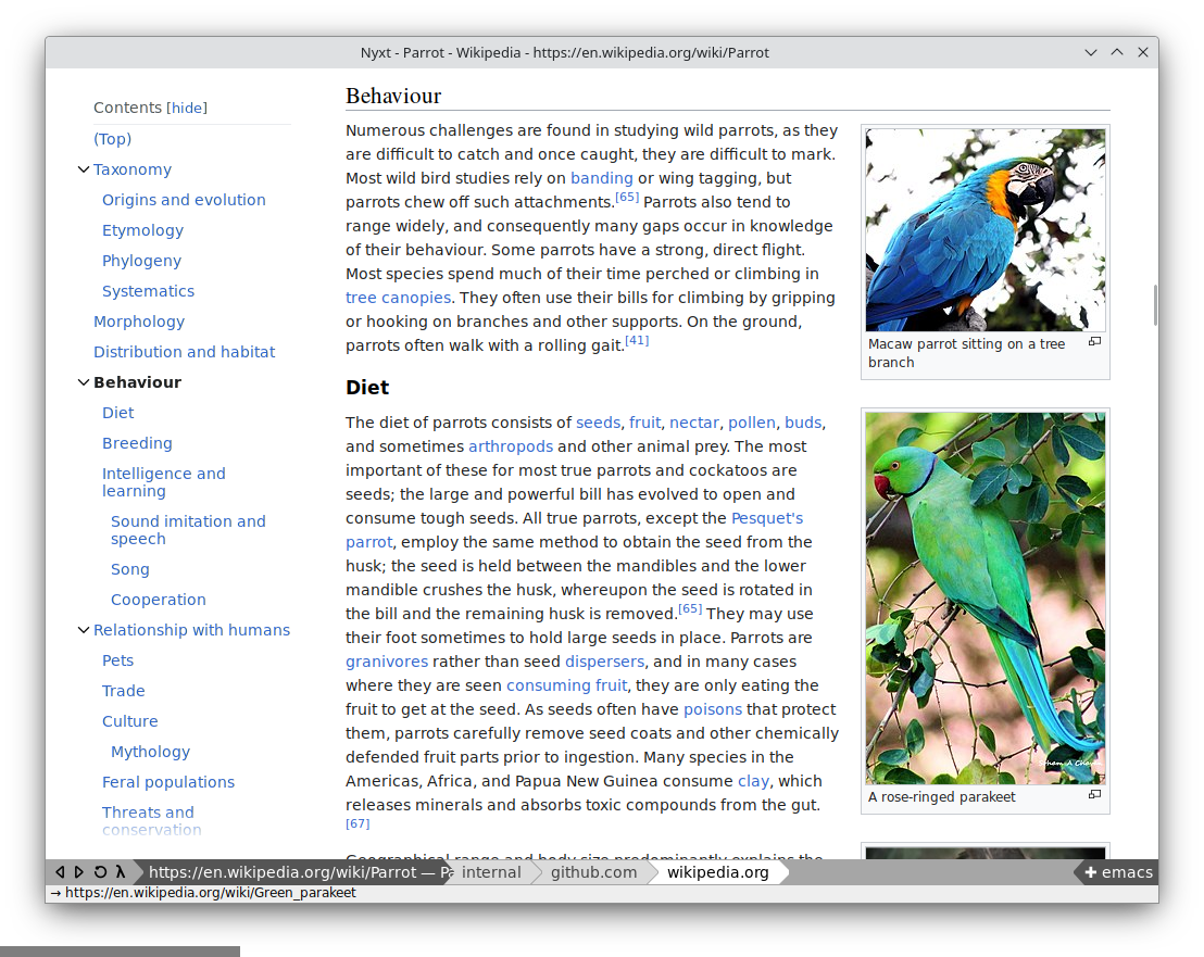 The user using fuzzy search to jump around between
headings. The user types in any characters that appear in a
heading, and the browser jumps to that position in the
document.